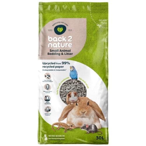 Paper bedding for small animals – Back-2-Nature