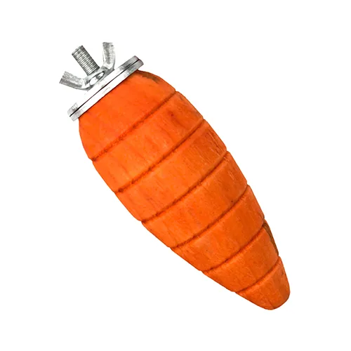 Rabbit chew toy carrot