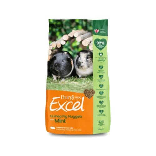 Burgess Excel Guinea Pig Nuggets – With Vitamin C (1.5kg) - With Mint