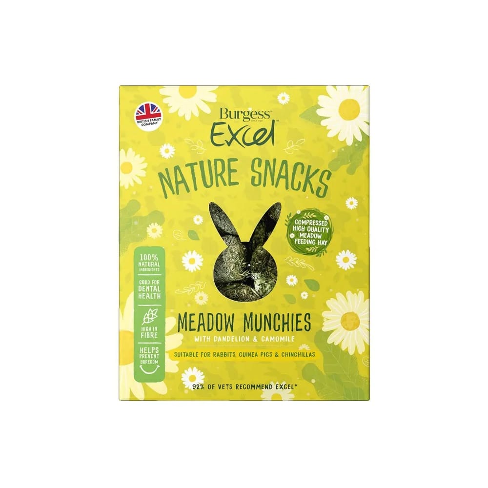 Burgess Excel Nature Snacks – Meadow Munchies (1kg)